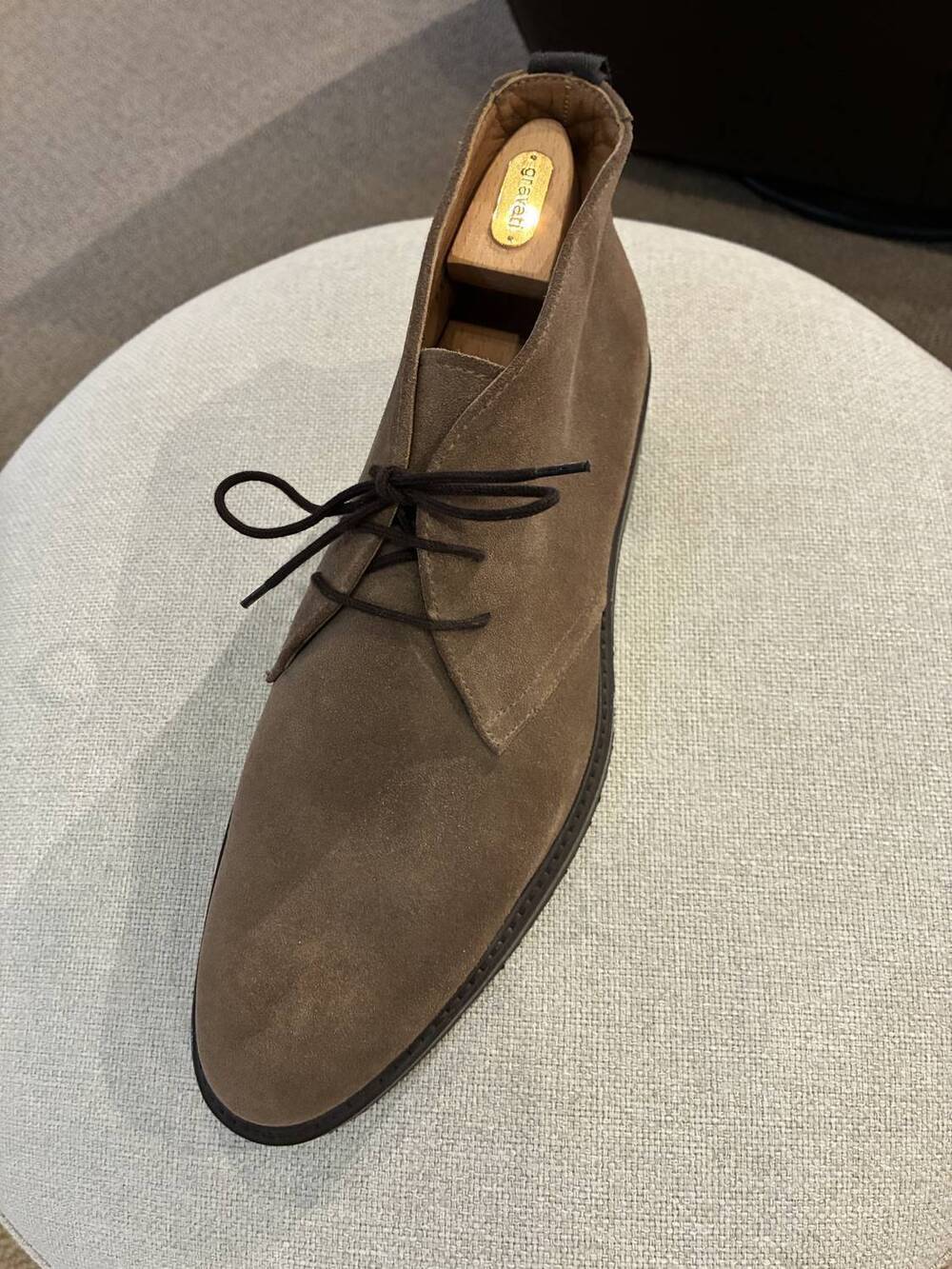 NEW GRAVATI men's chukka boot shoe in flint